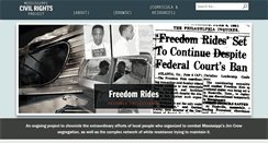 Desktop Screenshot of mscivilrightsproject.org